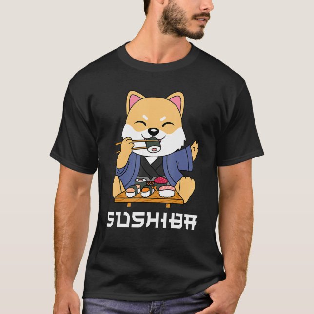 Shiba Inu sushi T-Shirt (Front)