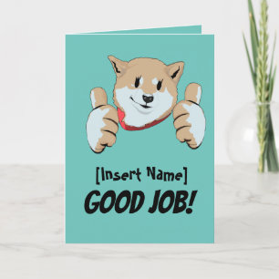 Shiba Inu Thank You Card