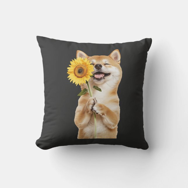 Shiba Inu   Throw Pillow (Front)