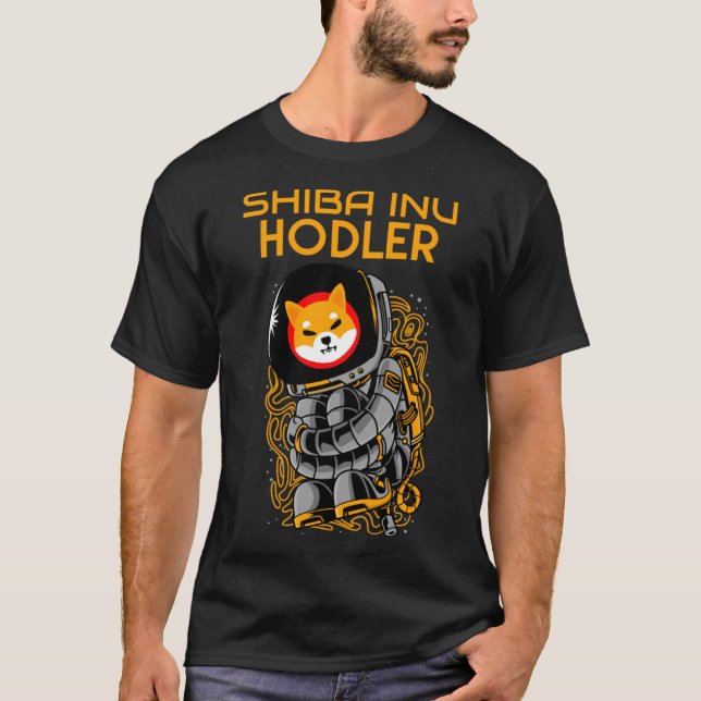 Shiba Inu token Crypto Coin Cryptocurrency T-Shirt (Front)