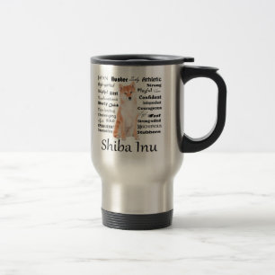 Shiba Inu Traits Travel Mug