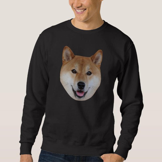 Shiba Inu transparent shibe sweatshirt (Front)