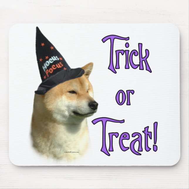 Shiba Inu Trick Mouse Pad (Front)