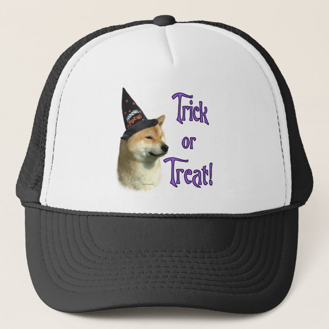 Shiba Inu Trick Trucker Hat (Front)