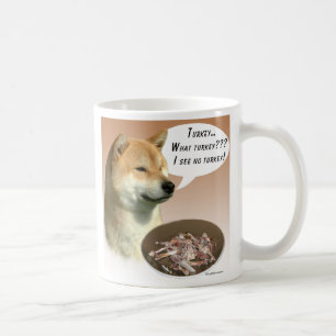 Shiba Inu Turkey Coffee Mug