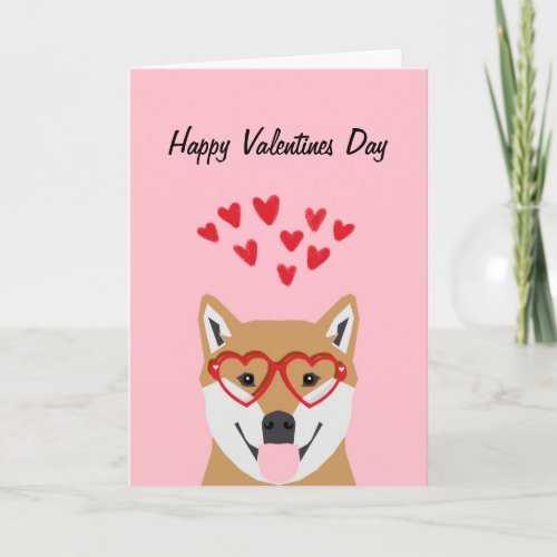 Shiba Inu Valentines Love Card