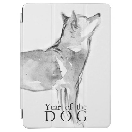 Shiba Inu Was Painting Chinese Dog Year 2018 iPad1 iPad Air Cover