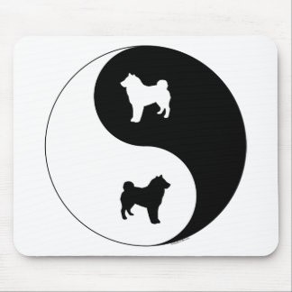 Shiba Inu Yin Yang Mouse Pad