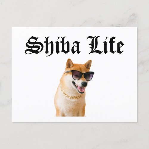 Shiba Life Postcard