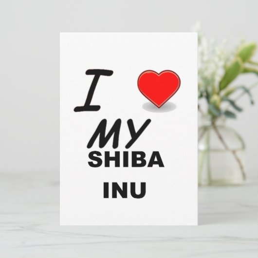 shiba love (Standing Front)