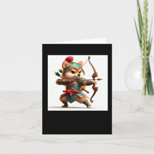 Shiba Warrior #10 Archer Sticker  Card