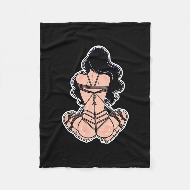 Shibari Girl Care Blanket (Front)