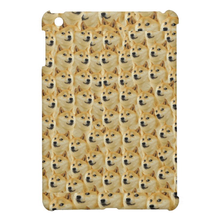 shibe doge fun and funny meme adorable iPad mini cover | Zazzle