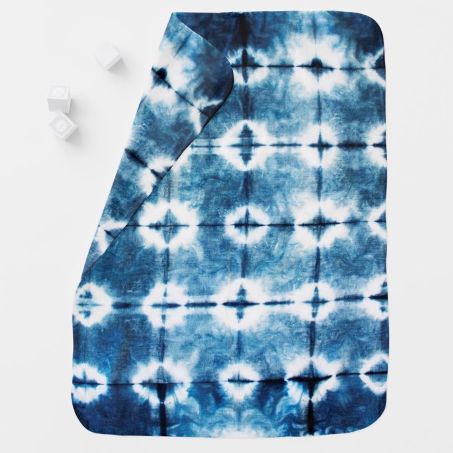 Shibori Baby Blanket (In Situ)
