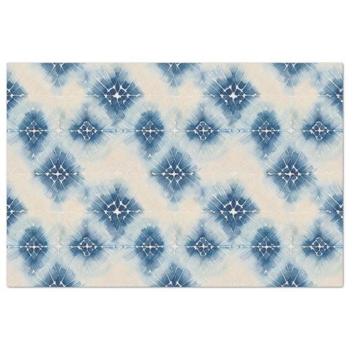 Shibori Blue Japanese Textile Art No 11 Tissue Paper