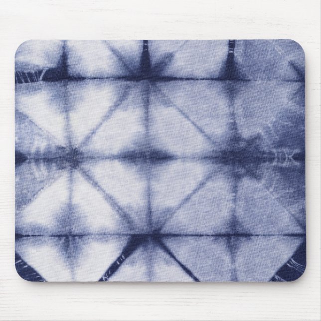 Shibori Geo Mouse Pad (Front)