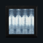 Shibori Indigio Print Gift Box<br><div class="desc">Shibori Indigio Print. Artist: Chariklia Zarris. Image ID: 154370FN.</div>