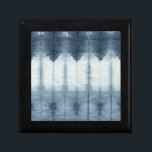 Shibori Indigio Print Gift Box<br><div class="desc">Shibori Indigio Print. Artist: Chariklia Zarris. Image ID: 154370FN.</div>