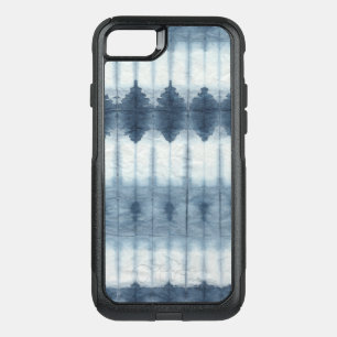 Shibori Indigio Print OtterBox Commuter iPhone SE/8/7 Case