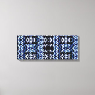 Shibori Inspired Abstract Art Canvas Print
