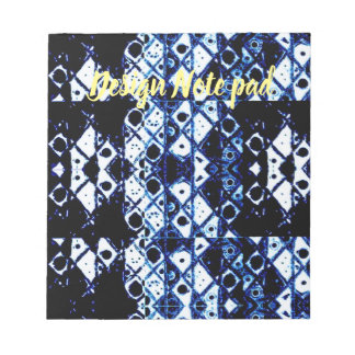 Shibori inspired design note pad