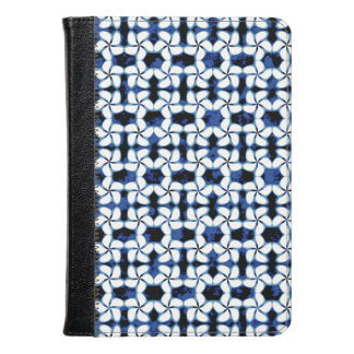 Shibori Kumo Navy Blue Tile Dark Tiling Watercolor Kindle Case