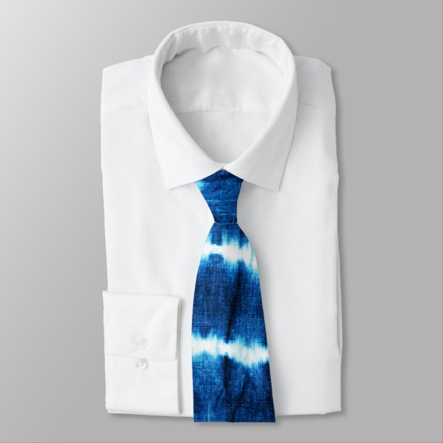 Shibori Neck Tie (Tied)