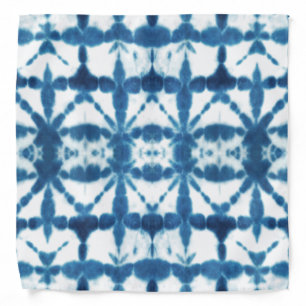 Shibori Pattern Tie Dye Bandana
