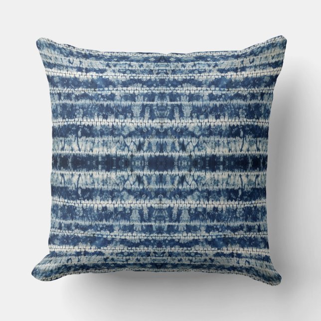 Shibori Throw Pillow (Front)