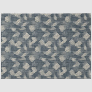 Shibori Tie Dye Indigo Japanese Brush Art 1 Tissue Paper