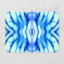 Shibori Tie Dye Post Card
