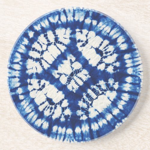 Shibori Tie Dye South Seas Indigo Batik Coaster