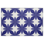 Shibori Tie Dye Style Geometric Flower Pattern Fabric