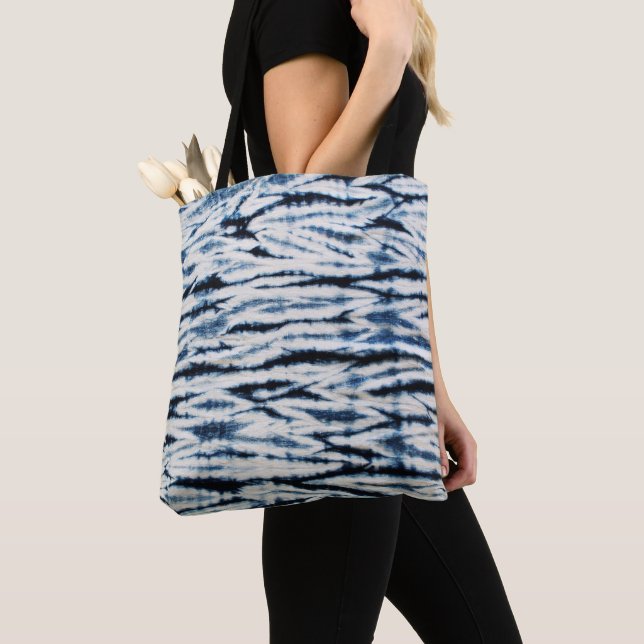 Shibori Tote Bag (Close Up)