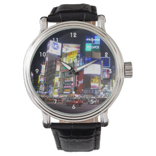 Shibuya City Lights Night in Tokyo Japan Watch