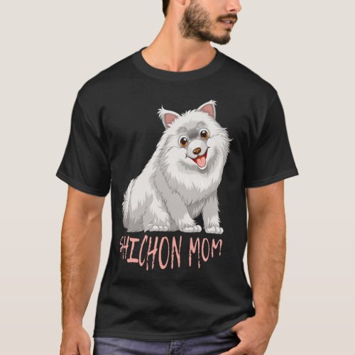 shichon mom Fitted       T_Shirt
