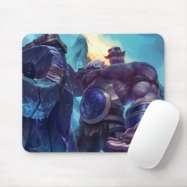 Shield Bearer Gaming Mousepad | Warrior themed Pad (With Mouse)