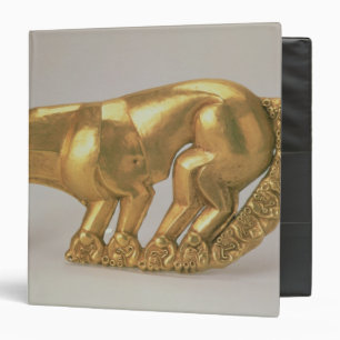 Shield emblem in the form of a panther binder