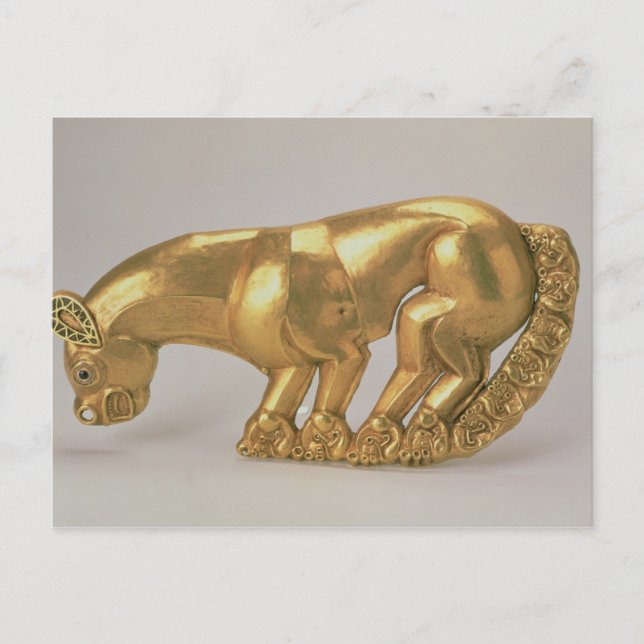 Shield emblem in the form of a panther postcard (Front)