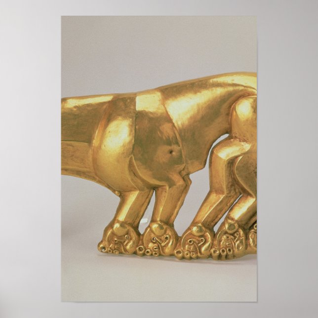 Shield emblem in the form of a panther poster (Front)