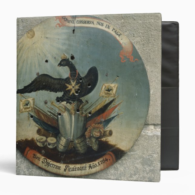 Shield of a Prussian officer, 1764 3 Ring Binder (Front/Inside)