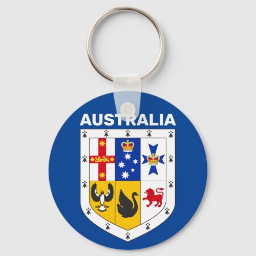 Shield of arms of Australia Keychain
