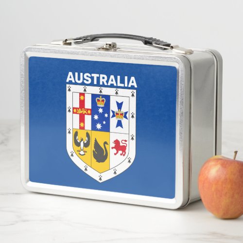 Shield of arms of Australia Metal Lunch Box