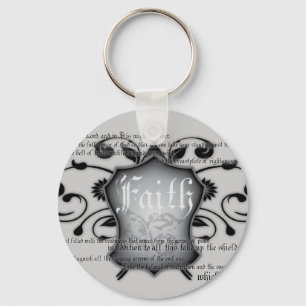 Shield of Faith (armor of God) Christian keychain