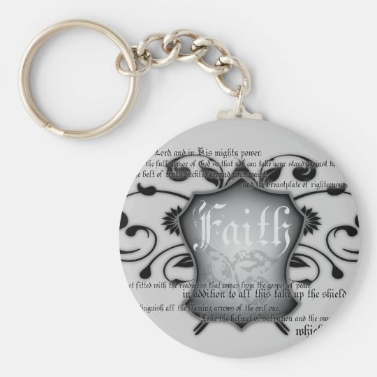 Shield of Faith (armor of God) Christian keychain