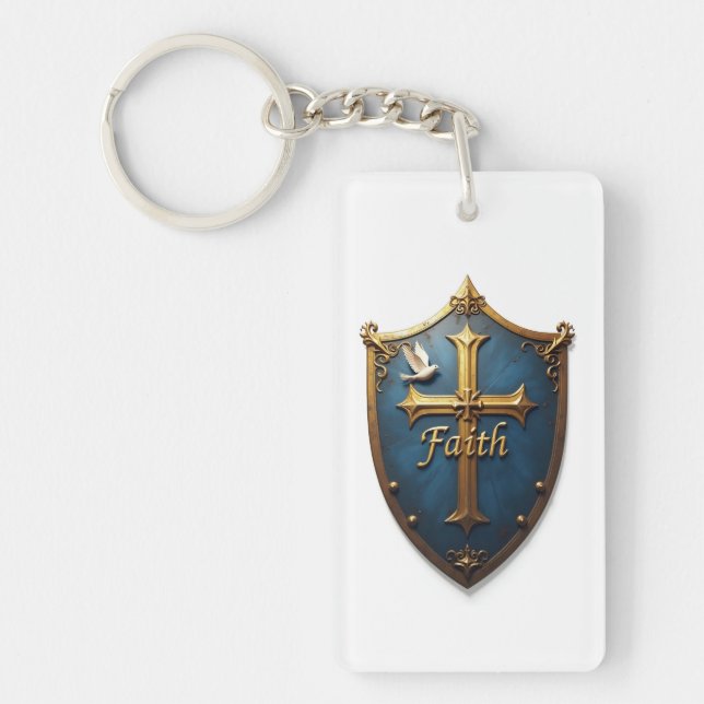 Shield of Faith Keychain (Front)