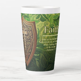 Shield of Faith Latte Mug