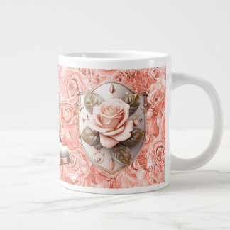 Shield of Faith on Pink Roses Mug