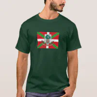 Shield of Guernica or Gernika and the Ikurrina, T-Shirt | Zazzle