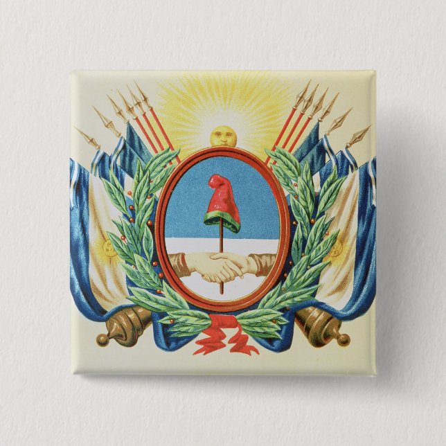 Shield of the Confederation of Argentina Button (Front)
